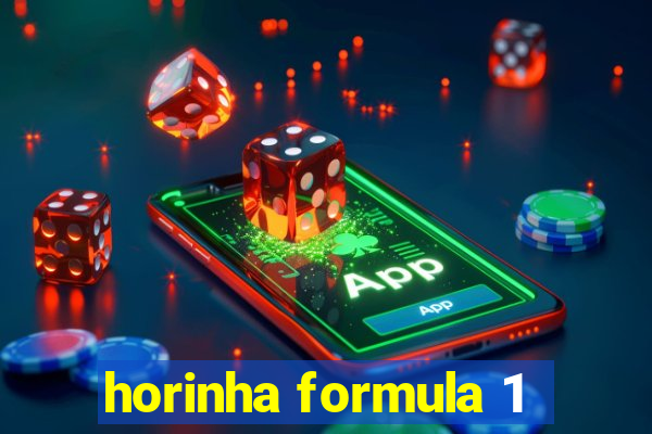 horinha formula 1